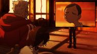 Amaya takes Santa and Fuyamura hostage (Image Source: Science SARU)